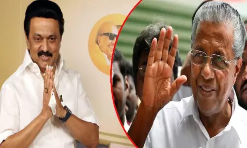 கவர்னர் விவகாரத்தில் ஆதரவு தெரிவித்த கேரள முதல்-மந்திரி பினராயி விஜயனுக்கு நன்றி: முதல்-அமைச்சர் மு.க.ஸ்டாலின் டுவீட்..!