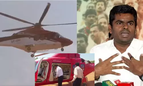 பாஜக தலைவர் அண்ணாமலையின் ஹெலிகாப்டரில் பணம் எடுத்து செல்லப்பட்டதா? - தேர்தல் ஆணையம் விளக்கம்