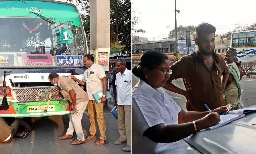 கூடுதல் கட்டணம் வசூலித்த அரசு பஸ்களுக்கு அபராதம்