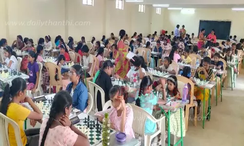 மாநில சதுரங்க போட்டி தொடக்க விழா