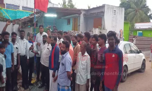 விடுதலை சிறுத்தைகள் கட்சி கொடியேற்று விழா விடுதலை சிறுத்தைகள் கட்சி கொடியேற்று விழா