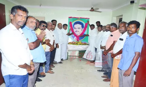 தட்சணமாற நாடார் சங்கம் சார்பில் டாக்டர் பா.சிவந்தி ஆதித்தனார் நினைவு தினம்