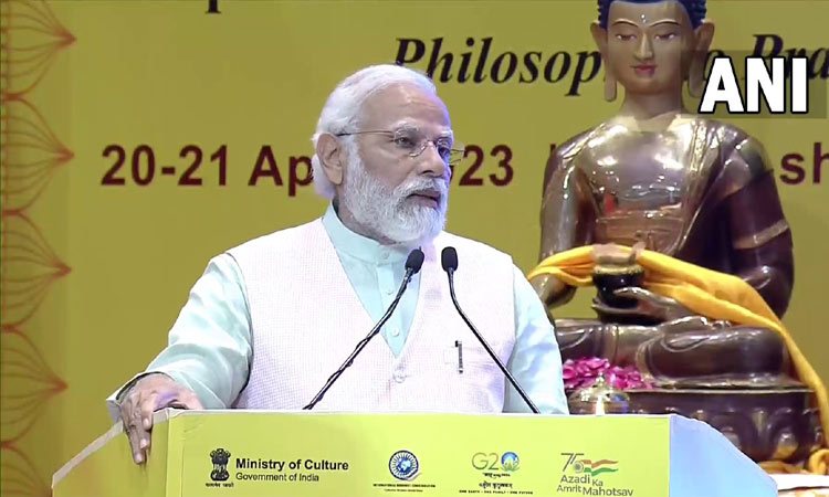 உலகிற்கு இந்தியா கொடுத்தது யுத்தம் அல்ல புத்தர்: பிரதமர் மோடி உரை