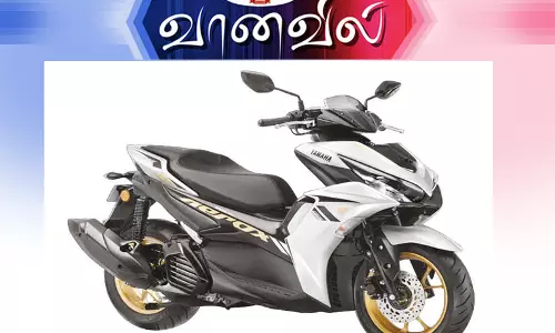 டிராக்ஷன் கண்ட்ரோல் வசதியுடன் யமஹா ஏரோக்ஸ் 155