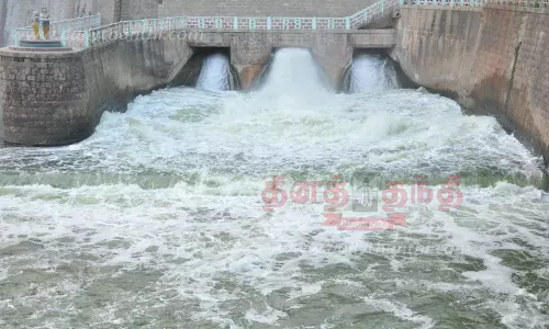 குடிநீர் திட்டப்பணிகளுக்காககிருஷ்ணகிரி கே.ஆர்.பி.அணையில் இருந்து தண்ணீர் திறப்பு