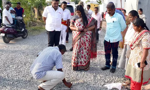 வளர்ச்சி திட்ட பணிகளை கலெக்டர் ஆய்வு