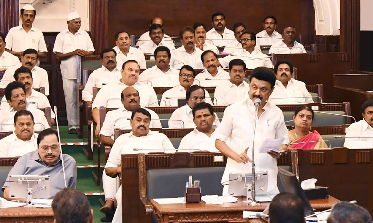 இந்தியாவையே ஈர்க்கும் ஆட்சியாக திராவிட மாடல் ஆட்சி இருக்கிறது  -  சட்டப்பேரவையில் முதல்-அமைச்சர் மு.க.ஸ்டாலின் பேச்சு