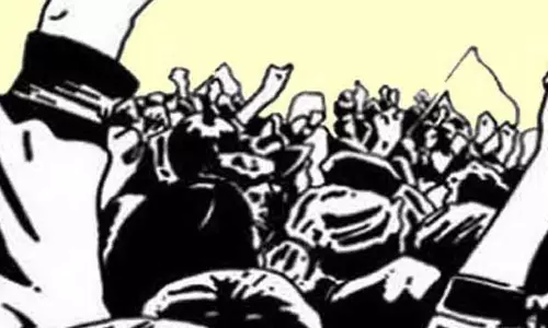 இந்திய கம்யூனிஸ்டு கட்சியினர் ஆர்ப்பாட்டம்