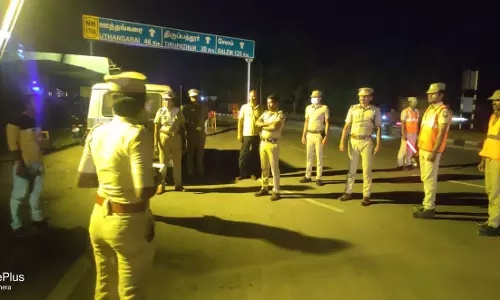 விபத்துகளை தடுப்பது குறித்து போலீஸ் சூப்பிரண்டு ஆய்வு