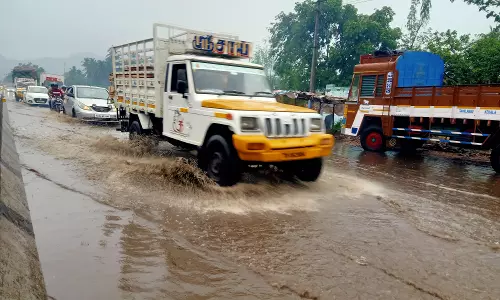 தேனியில் சூறாவளி காற்றுடன் கொட்டித்தீர்த்த கோடை மழை; கார் மீது மரம் விழுந்து ஒருவர் படுகாயம்