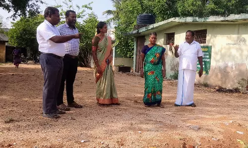 கீழ்வீதி ஆதிதிராவிட பள்ளியில் மாவட்ட தொடக்ககல்வி அலுவலர் ஆய்வு கீழ்வீதி ஆதிதிராவிட பள்ளியில் மாவட்ட தொடக்ககல்வி அலுவலர் ஆய்வு