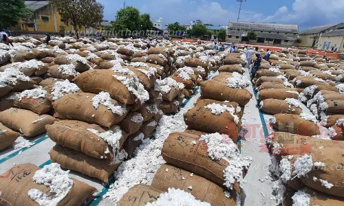 ரூ.59 லட்சத்துக்கு பருத்தி ஏலம்