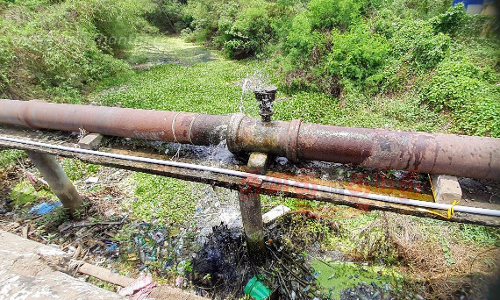 குடிநீர் குழாயில் உடைப்பு