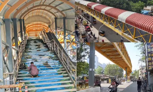 தியாகராய நகர் பஸ் நிலையம்-மாம்பலம் ரெயில் நிலையம் இடையிலான ஆகாய நடை மேம்பாலம் அடுத்த வாரம் திறப்பு தியாகராய நகர் பஸ் நிலையம்-மாம்பலம் ரெயில் நிலையம் இடையிலான ஆகாய நடை மேம்பாலம் அடுத்த வாரம் திறப்பு