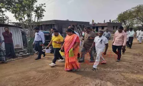 இலங்கை தமிழர்களுக்கு வீடுகள் கட்டுமான பணி