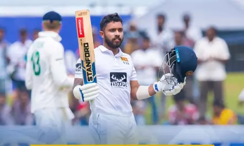 மதுஷ்கா, குசல் மென்டிஸ் இரட்டை சதம் - அயர்லாந்துக்கு எதிரான டெஸ்டில் இலங்கை அணி 704 ரன் குவித்து டிக்ளேர்