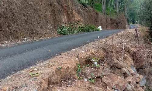 புல்லாவெளி-சோலைக்காடு இடையே மலைப்பாதையில் தடுப்புச்சுவர் கட்டப்படுமா?; வாகன ஓட்டிகள் எதிர்பார்ப்பு