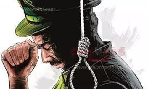 ஜோலார்பேட்டை அருகே போலீஸ் ஏட்டு தற்கொலை ஜோலார்பேட்டை அருகே போலீஸ் ஏட்டு தற்கொலை