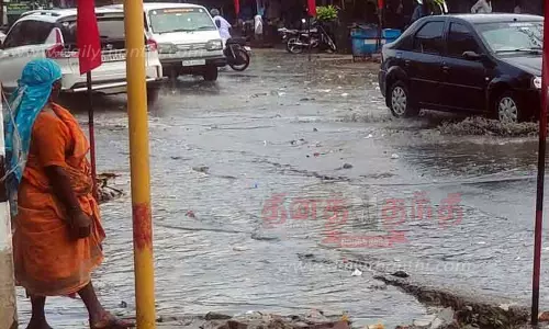 ஈரோடு பி.பி.அக்ரஹாரத்தில் திடீர் மழை