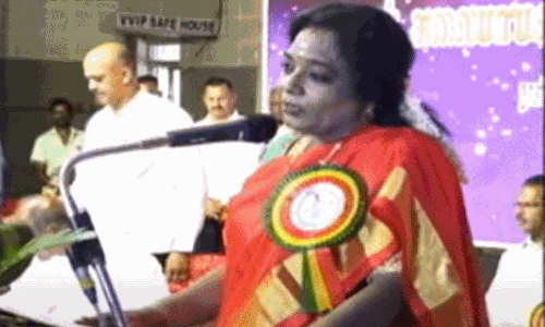 தமிழ்த்தாய் வாழ்த்தை வைத்தே பல அரசியல் நடக்கிறது- தமிழிசை சௌந்தரராஜன் பரபரப்பு பேச்சு தமிழ்த்தாய் வாழ்த்தை வைத்தே பல அரசியல் நடக்கிறது- தமிழிசை சௌந்தரராஜன் பரபரப்பு பேச்சு