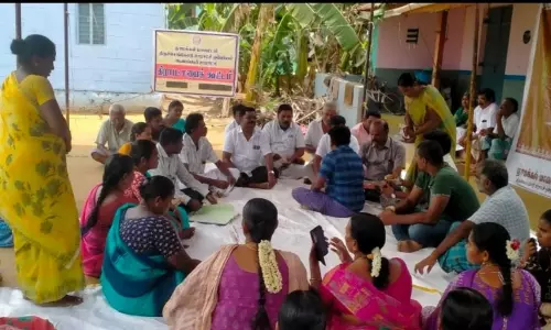 மோகனூர் பகுதியில் நிலங்களை கையகப்படுத்தி சிப்காட் அமைக்க எதிர்ப்பு-கிராம சபை கூட்டத்தில் தீர்மானம்