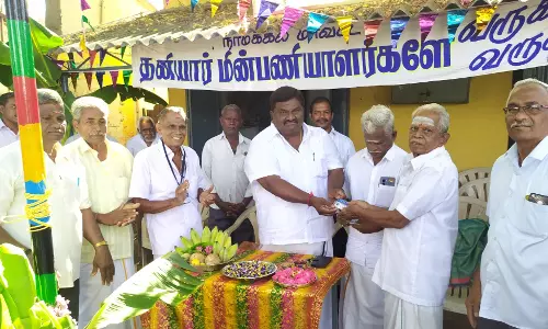 சேந்தமங்கலத்தில் தொழிலாளர் தினம் கொண்டாட்டம்