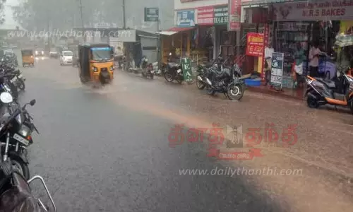 வால்பாறையில் கனமழை கொட்டி தீர்த்தது