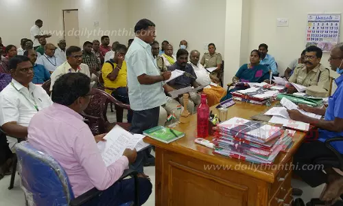 சிரசு திருவிழாவில் பக்தர்கள் நெரிசலின்றி வர ஏற்பாடு செய்ய வேண்டும் சிரசு திருவிழாவில் பக்தர்கள் நெரிசலின்றி வர ஏற்பாடு செய்ய வேண்டும்