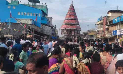 ஸ்ரீமுஷ்ணம் பூவராகசாமி கோவில் தேரோட்டம் பாதியில் நிறுத்தம் ஸ்ரீமுஷ்ணம் பூவராகசாமி கோவில் தேரோட்டம் பாதியில் நிறுத்தம்
