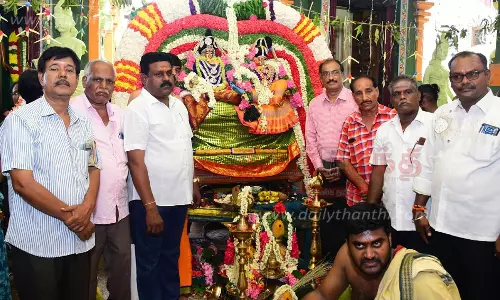 குடியாத்தத்தில் மீனாட்சி அம்மன் திருக்கல்யாணம்