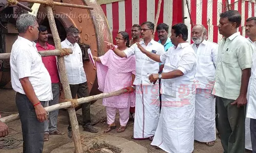 கும்பகோணம் சாரங்கபாணி கோவில் தேரோட்ட முன்னேற்பாடுகள்