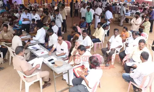 தர்மபுரி போலீஸ் சூப்பிரண்டு அலுவலகத்தில்பொதுமக்கள் குறைதீர்க்கும் முகாம் தர்மபுரி போலீஸ் சூப்பிரண்டு அலுவலகத்தில்பொதுமக்கள் குறைதீர்க்கும் முகாம்