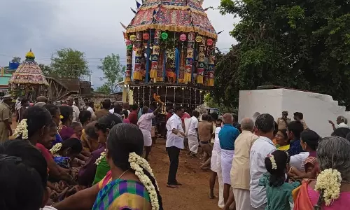 மீனாட்சி-சுந்தரேஸ்வரர் கோவில் தேரோட்டம்