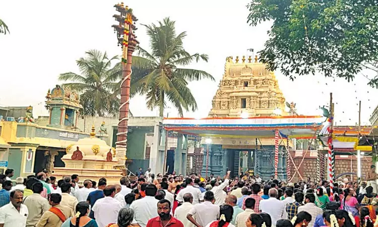 பொன்னேரியில் பெருமாள் கோவிலில் பிரம்மோற்சவ விழா