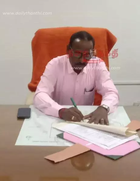 சத்தி நகராட்சி புதிய ஆணையாளர் பொறுப்பேற்பு