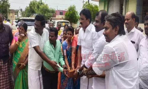 ரூ.10 லட்சத்தில் புதிய சமையல் கூடத்திற்கு அடிக்கல் நாட்டு விழா