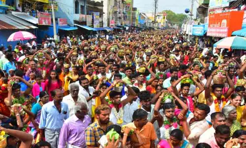 சித்தர் முத்துவடுகநாதர் கோவிலில் பால்குட விழா சித்தர் முத்துவடுகநாதர் கோவிலில் பால்குட விழா