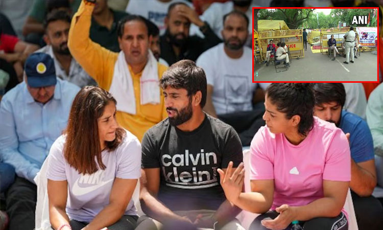 மல்யுத்த வீராங்கனைகளுக்கு ஆதரவாக விவசாயிகள் சங்கம் நாடு தழுவிய போராட்டம்; டெல்லியில் பலத்த போலீஸ் பாதுகாப்பு