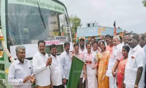 கழுவன்குளத்திலிருந்து சிவகங்கைக்கு புதிய பஸ் வழித்தடம்