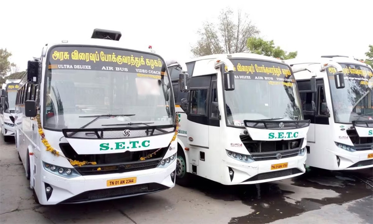 அரசு விரைவு பஸ்களில் பெண்களுக்கு 4 முன்பதிவு இருக்கைகளை ஒதுக்கீடு செய்யும் நடைமுறை அமலுக்கு வந்தது..!