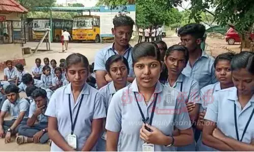 மாணவ-மாணவிகள் உள்ளிருப்பு போராட்டம் மாணவ-மாணவிகள் உள்ளிருப்பு போராட்டம்