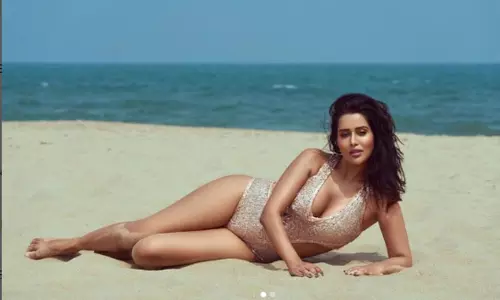 2023 ஆம் ஆண்டின் சம்மர்  ரசிர்களை மிரள விட்ட நடிகை ரைசா...! பிகினி உடையில் படு கவர்ச்சி..!