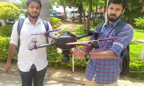 குற்றங்களை தடுக்க டிரோன் மூலம் கண்காணிக்கும் திட்டம்