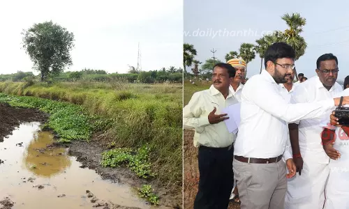 வாய்க்கால் தூர்வாரும் பணி