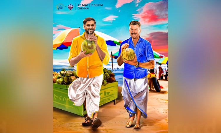 ஐபிஎல் 2023: பாரம்பரிய உடையில் தோனி, வார்னர் - வைரலாகும் டெல்லி அணியின் தமிழ் டுவீட்...!