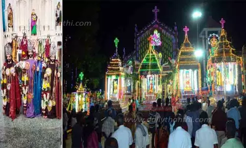 பள்ளித்தம்மம் புனித மூவரசர்கள் ஆலய சப்பர திருவிழா