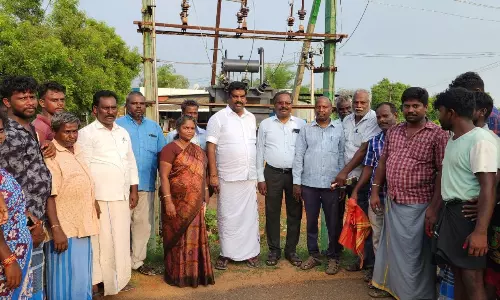 களத்தூரில் புதிய மின்மாற்றி