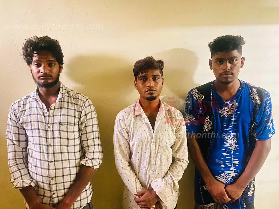 கஞ்சாவுடன் 3 பேர் கைது கஞ்சாவுடன் 3 பேர் கைது