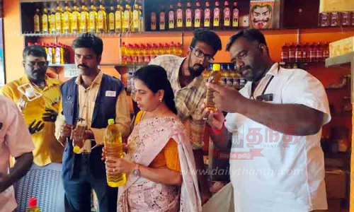 உணவு பாதுகாப்புத்துறை அதிகாரிகள் திடீர் ஆய்வு