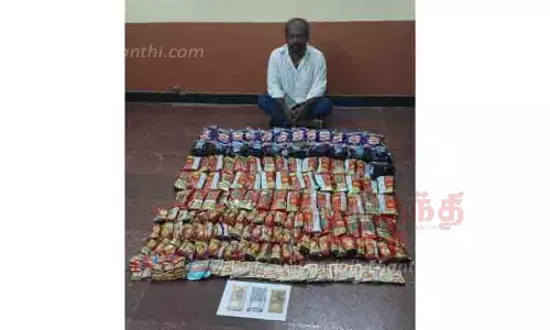 10 கிலோ புகையிலை பொருட்கள் பறிமுதல்